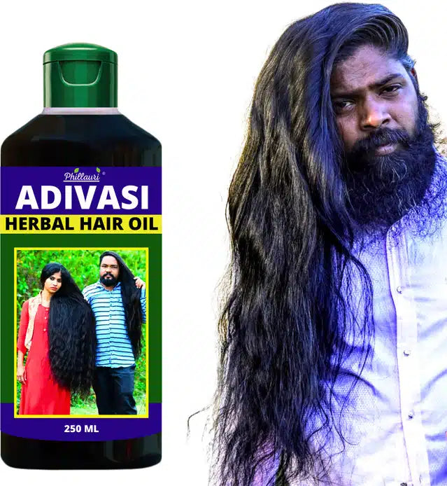 Phillauri Adivasi Herbal Hair Oil (Pack of 3, 250 ml)
